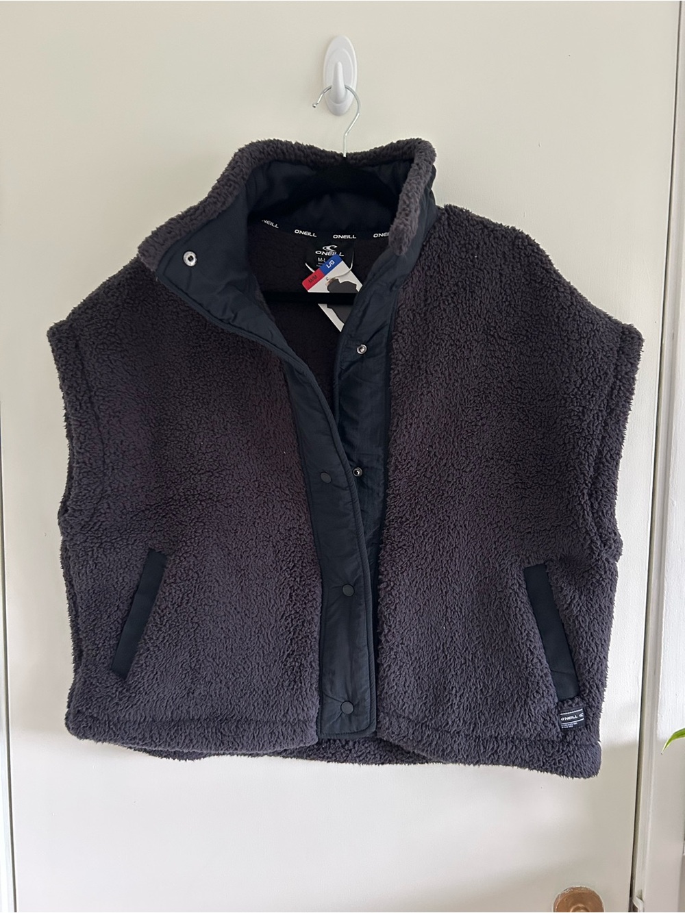 O'Neill Dark Gray Sherpa Fleece Vest